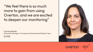 “We feel there is so much more to gain from using Overton, and we are excited to deepen our monitoring”